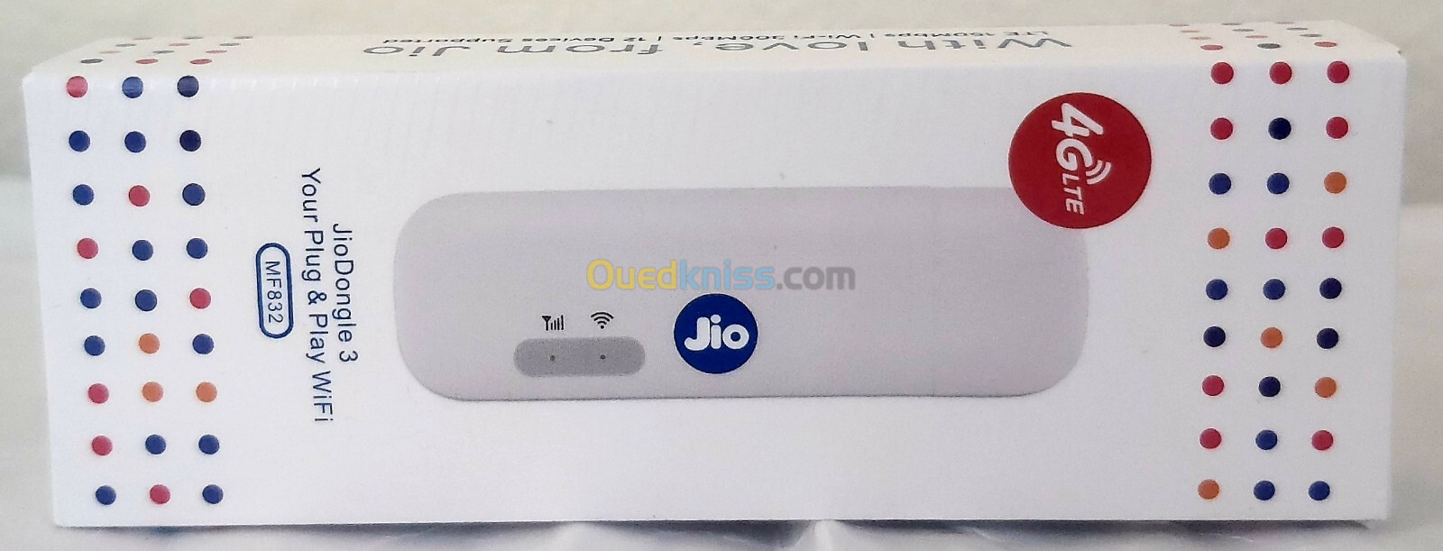 Jio Clé Wi-Fi 4G 5G USB LTE 150 Mbps  300 Mbps Jusqu'à 12 appareils Avec Djezzy ooredoo Mobilis