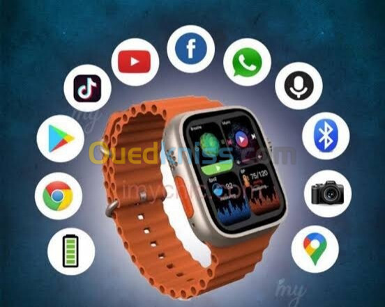 SMART WATCH MODIO 4G ULTRA MAX PLUS AVEC PUCE 3 BRACELET 