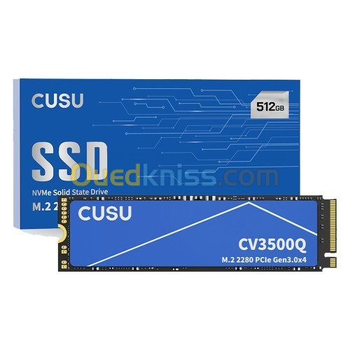 CUSU-Disque dur interne SSD M.2  PCIe 3x4 512GB