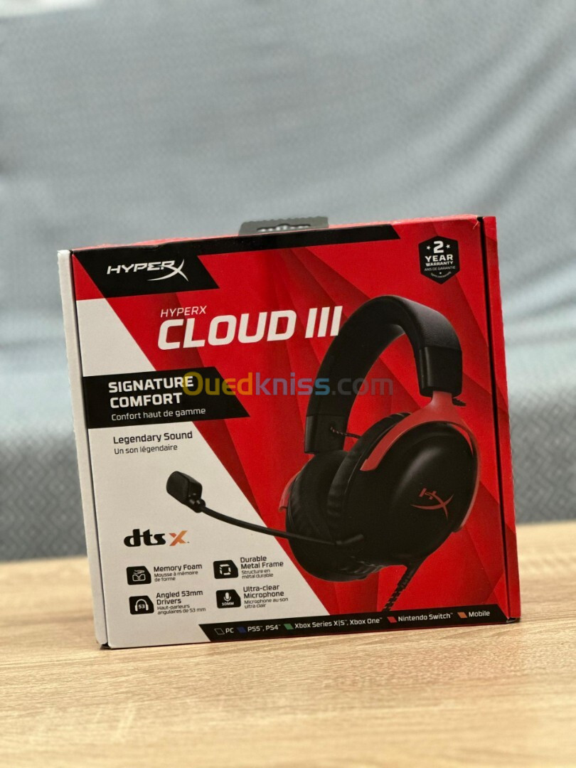 Casque HyperX Cloud 3