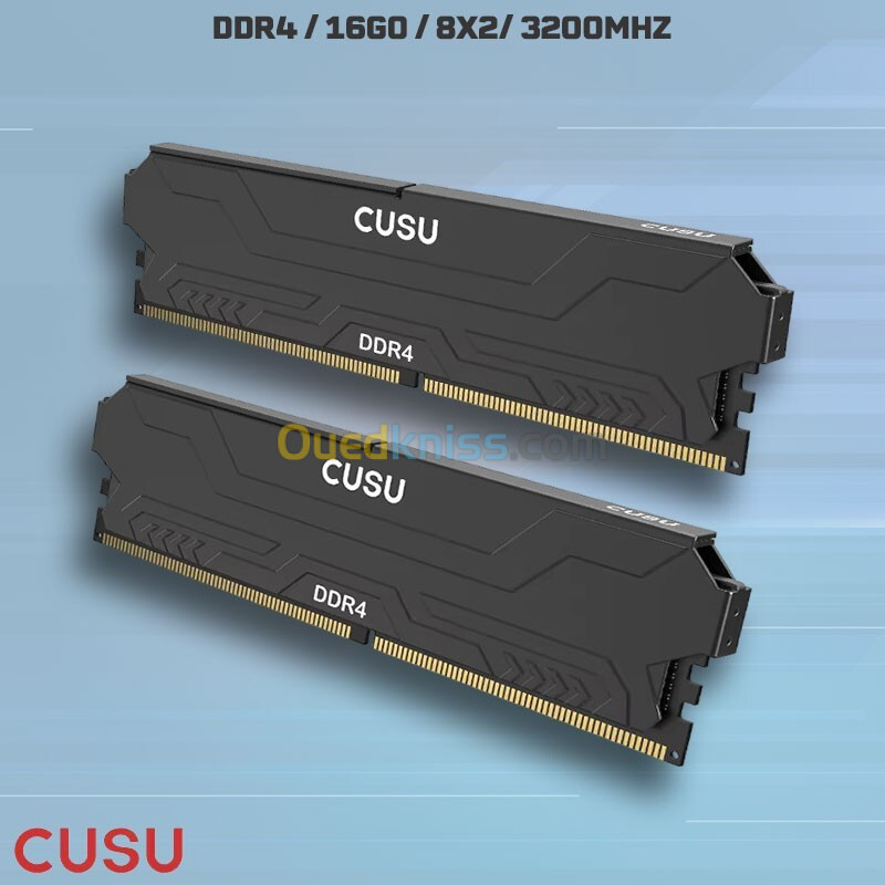 CUSU 16GB RAM DDR4 8GBx2 3200MHZ CL16