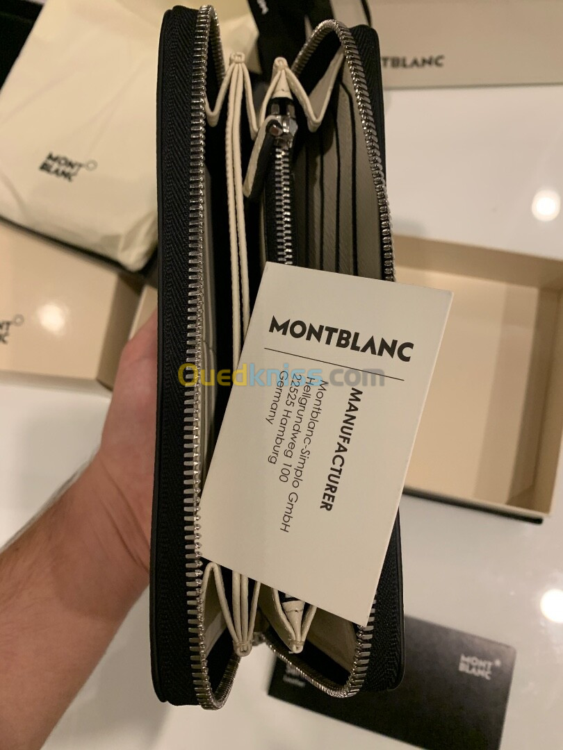 Porte feuille Montblanc original couleur ivoire (beige)