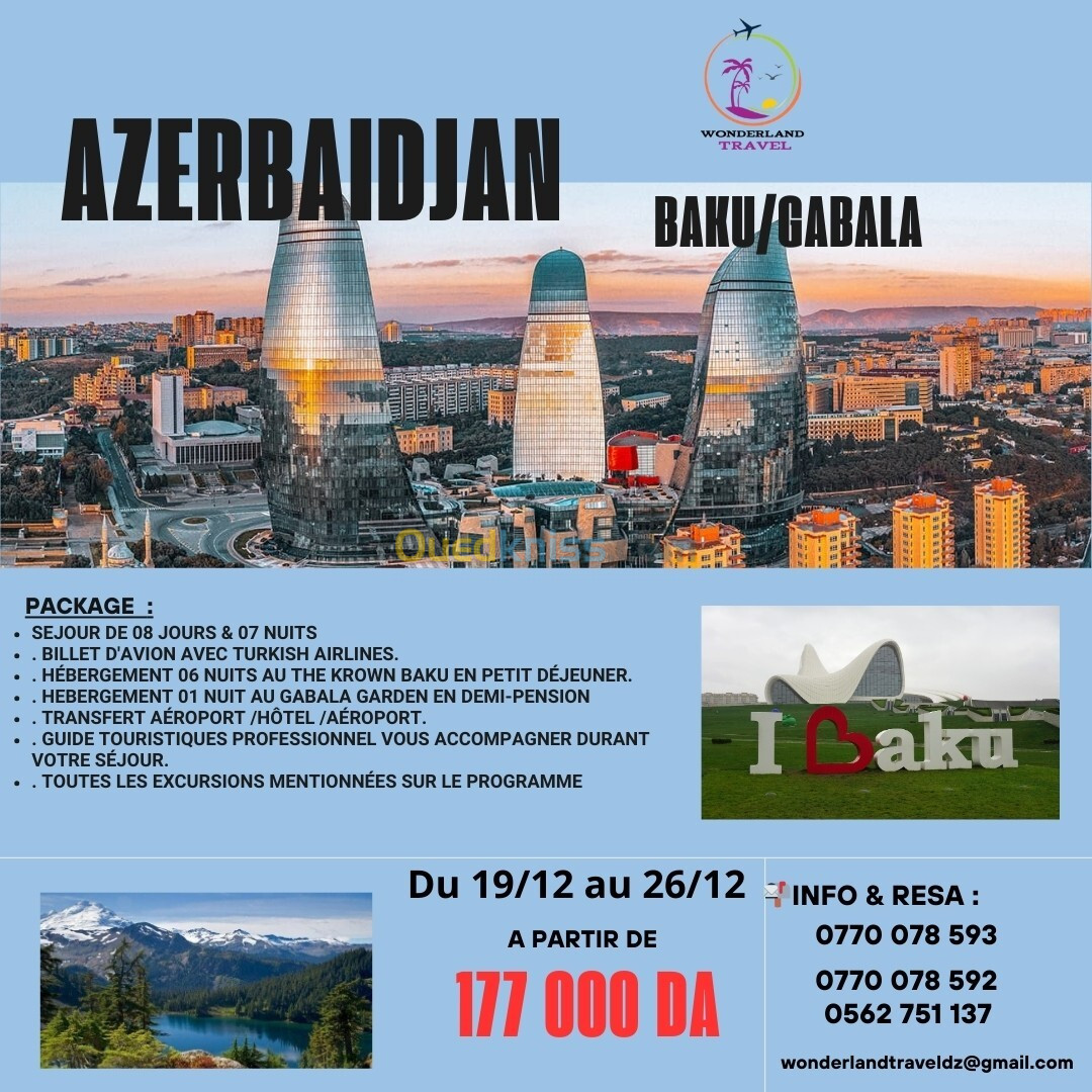 voyage organisé Azerbaïdjan 