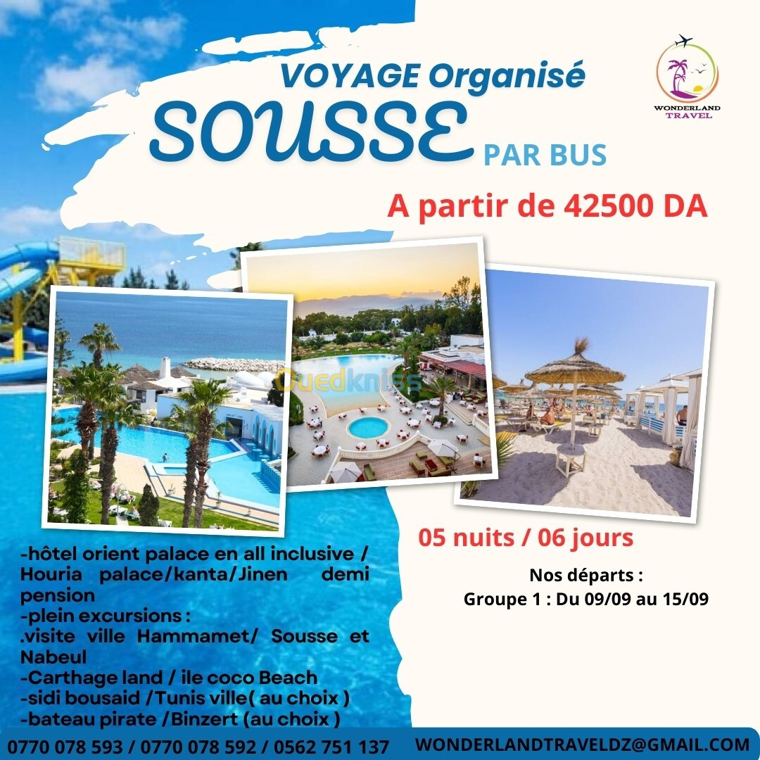 voyage organisé sousse