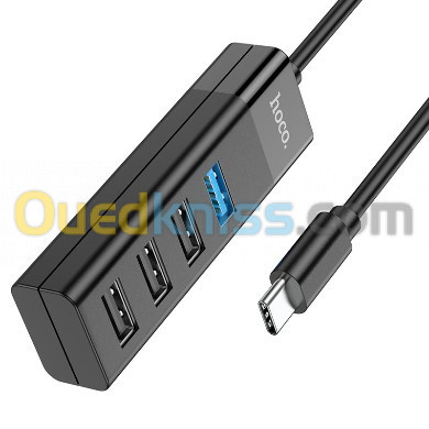 Type-C hub 4-in-1 HB25 Easy mix Type-C to USB3.0+USB2.0*3