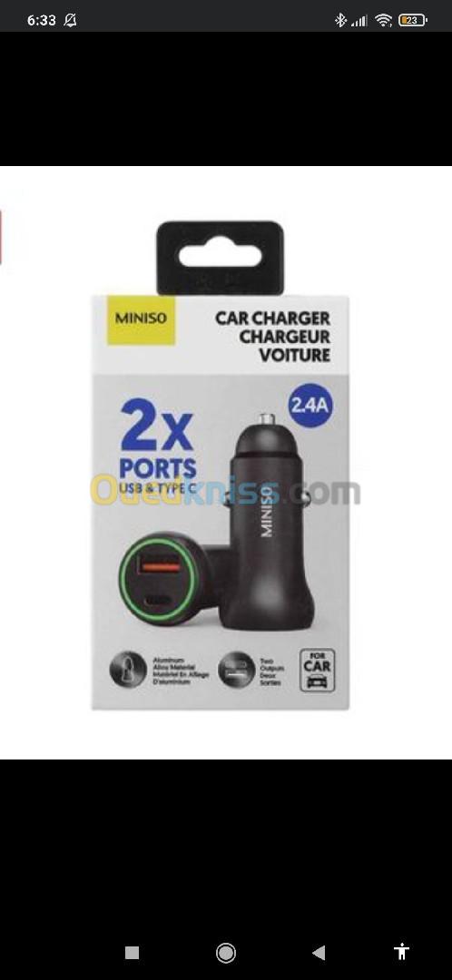 Chargeur de voiture 