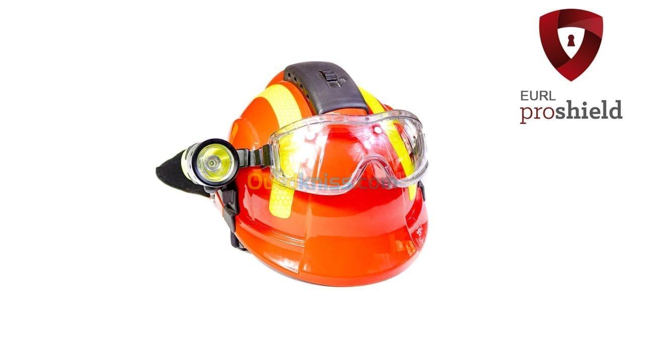 Casques Anti Feu Type Sapeur Pompier (F1) Et Casque Sauvetage (F2)