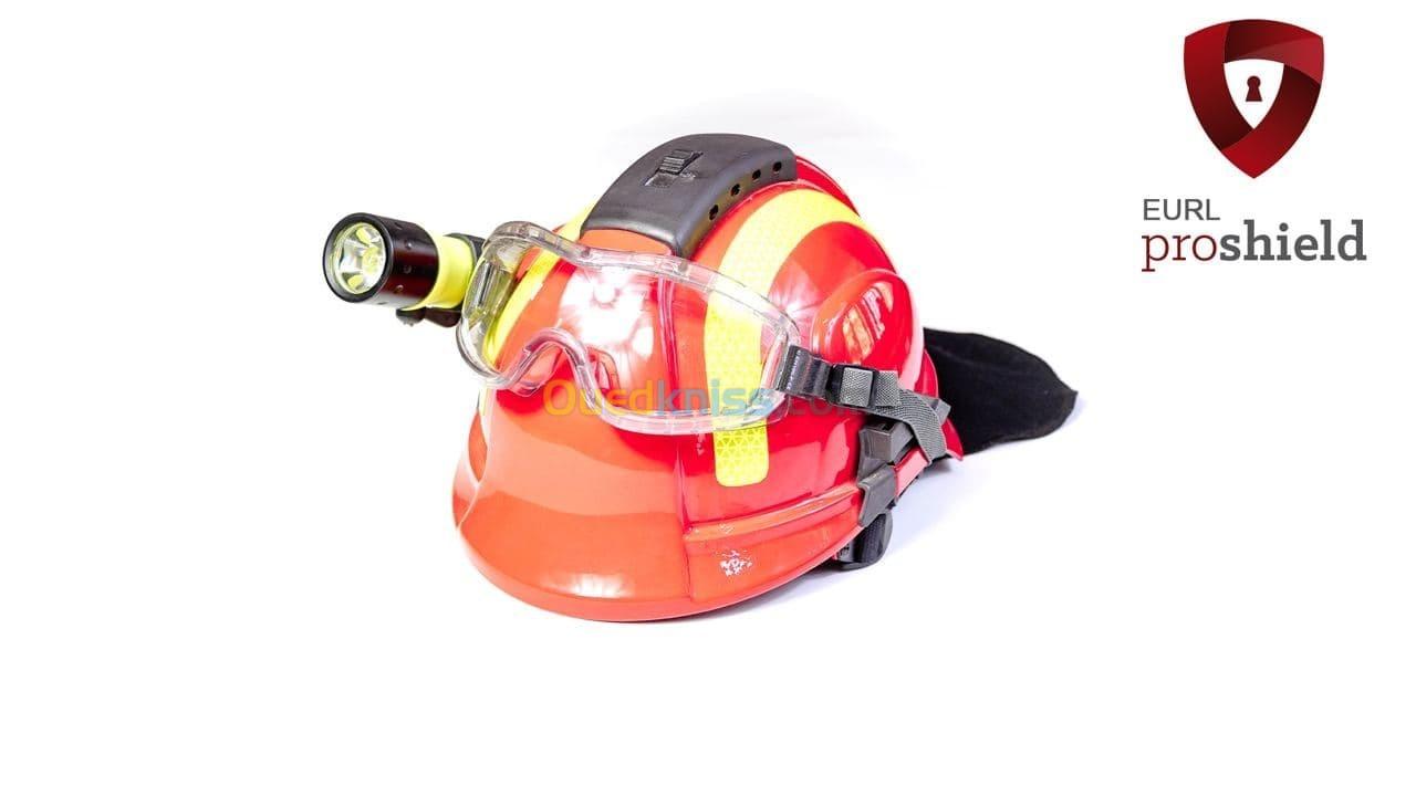 casques anti feu type sapeur pompier (F1) et casque sauvetage (F2) 