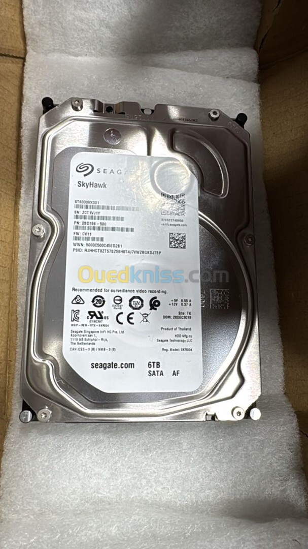 DISQUE DUR SEAGATE 6 TB SKYHAWK 