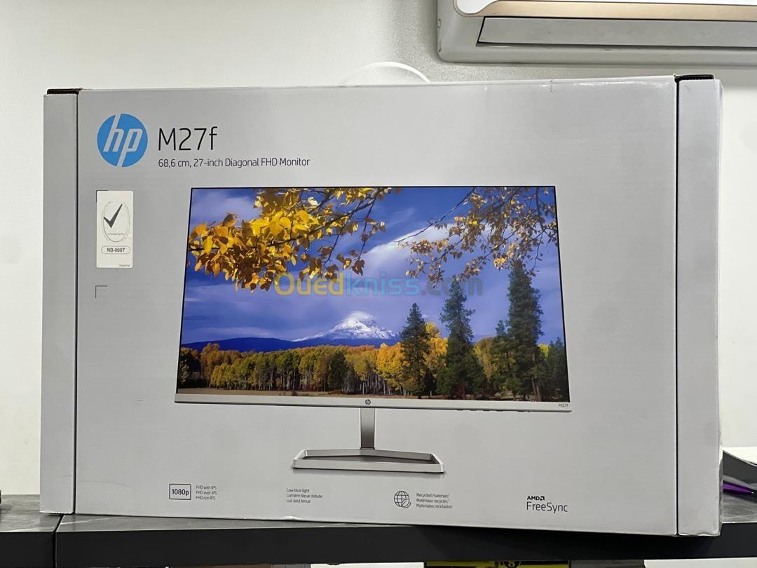 Ecran HP M27f  27 Pouces FHD/Dalle IPS/5Ms/HDMI/VGA