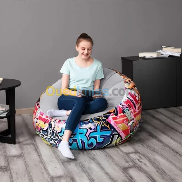 Bestway Fauteuil Graffiti GonflableGaming Soft Top 75075