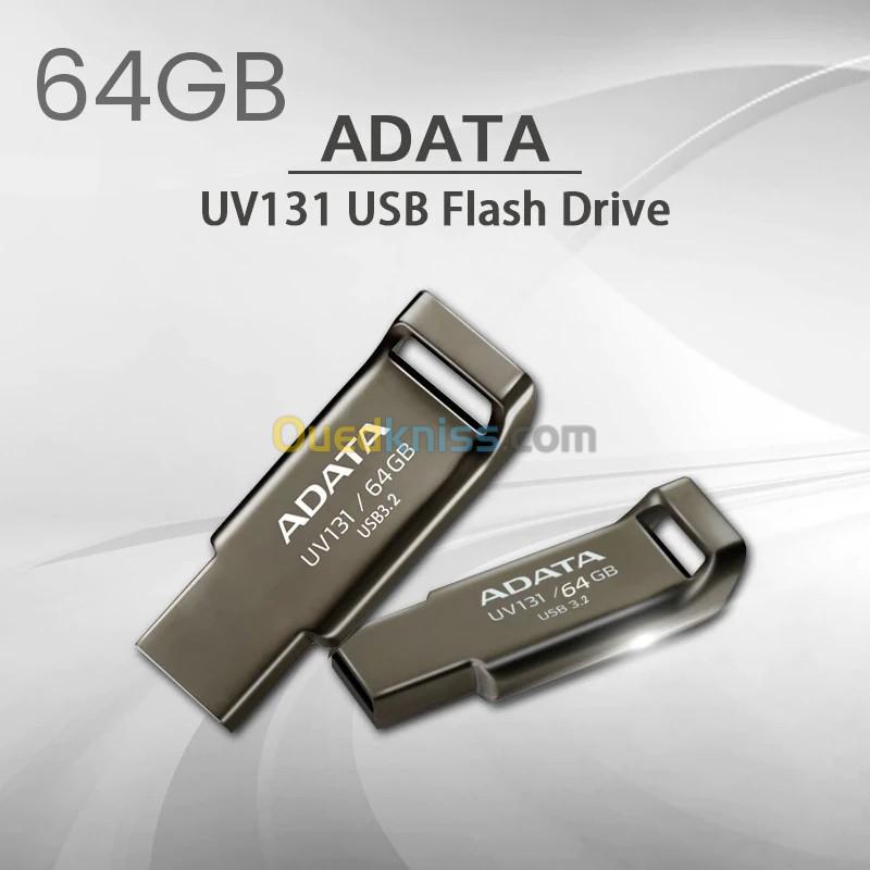 FLASH DISQUE ADATA UV131 64GB USB 3.2 METALLIQUE