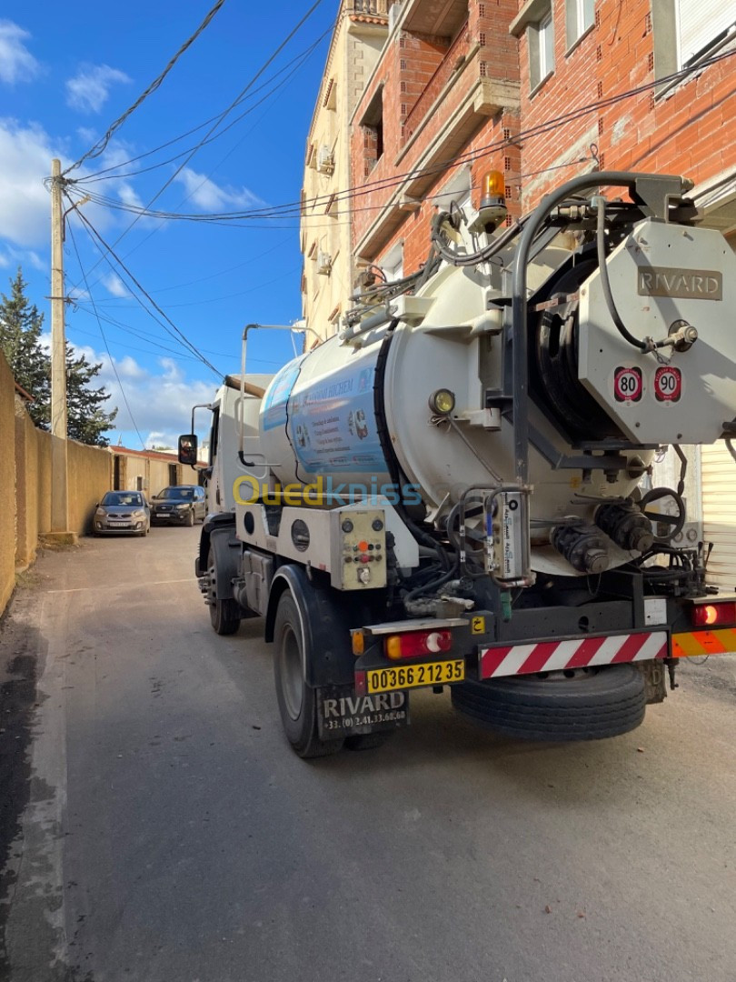  Camion hydrocurur vidangeur Débouchage canalisation