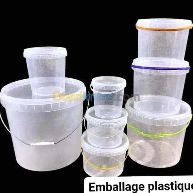 Emballage plastique (bidons)