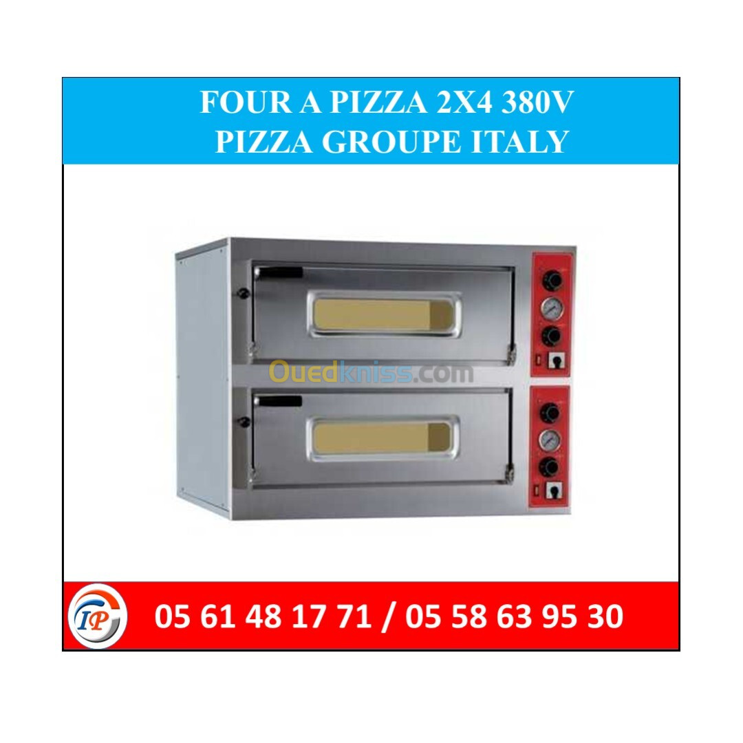 FOUR A PIZZA 2X4 380V  PIZZA GROUPE ITALY 