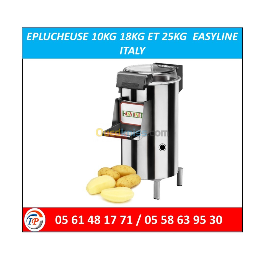 EPLUCHEUSE POMMES DE TERRE 10,18 ET 25KG EASYLINE ITALY