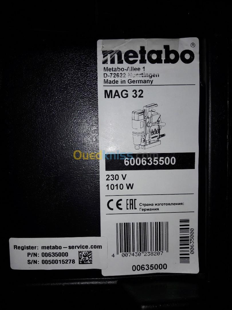 Perceuse Magnétique Metabo  Mag 32 origine germany 