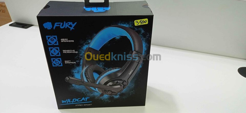 Casque gamer fury