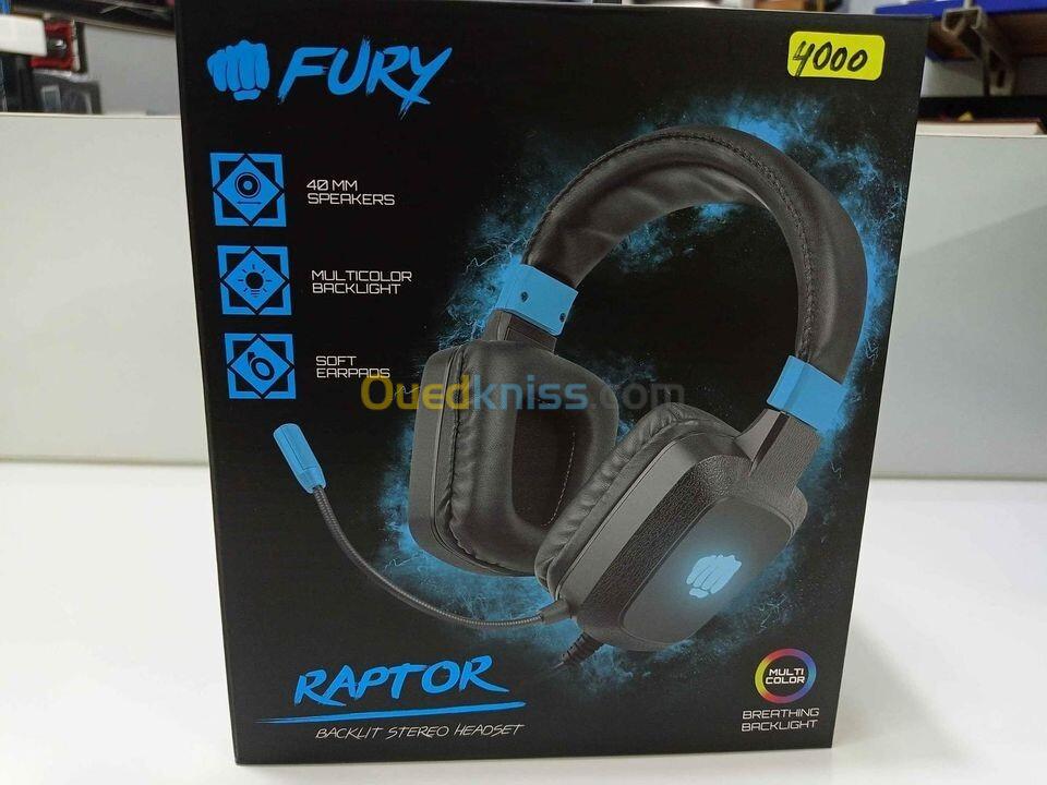 Casque gamer fury