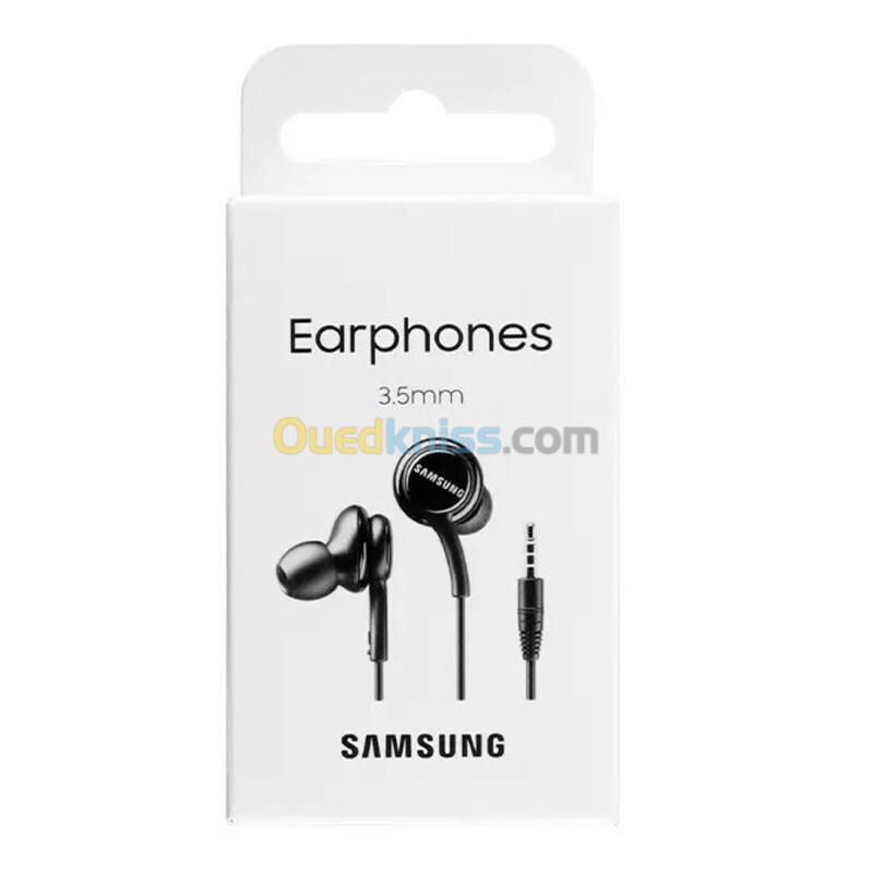 Ecouteurs Kit Main libre Jack 3,5mm Samsung Noir (Origine)