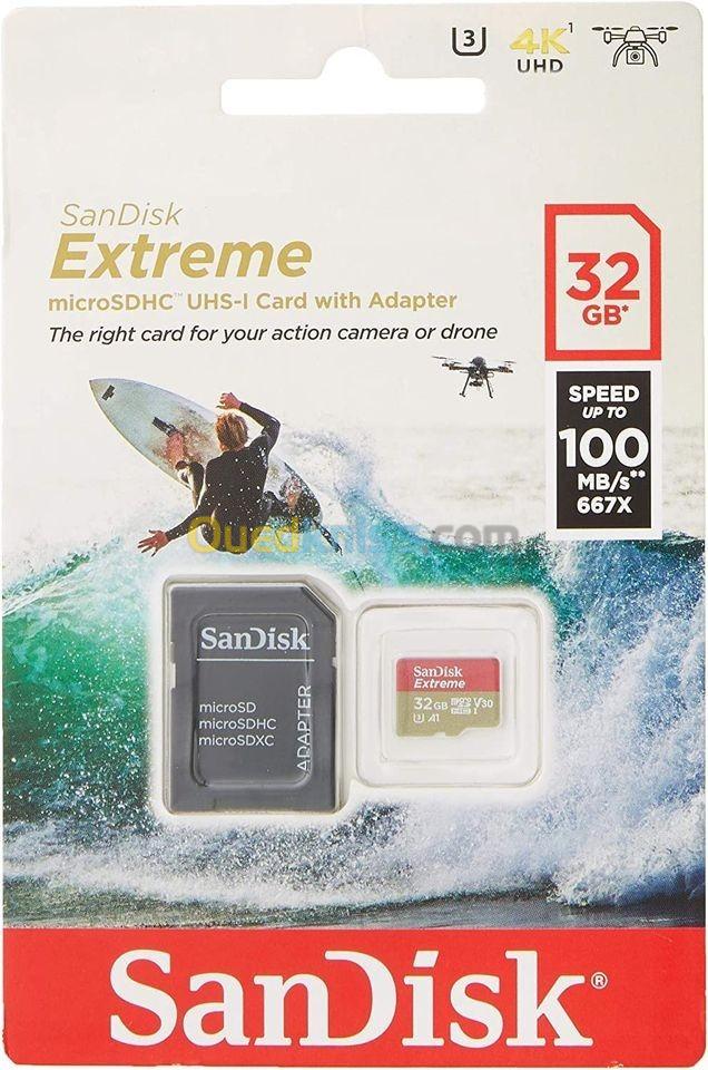 Carte mémoire Xtreme micro SD 32 GO SANDISK