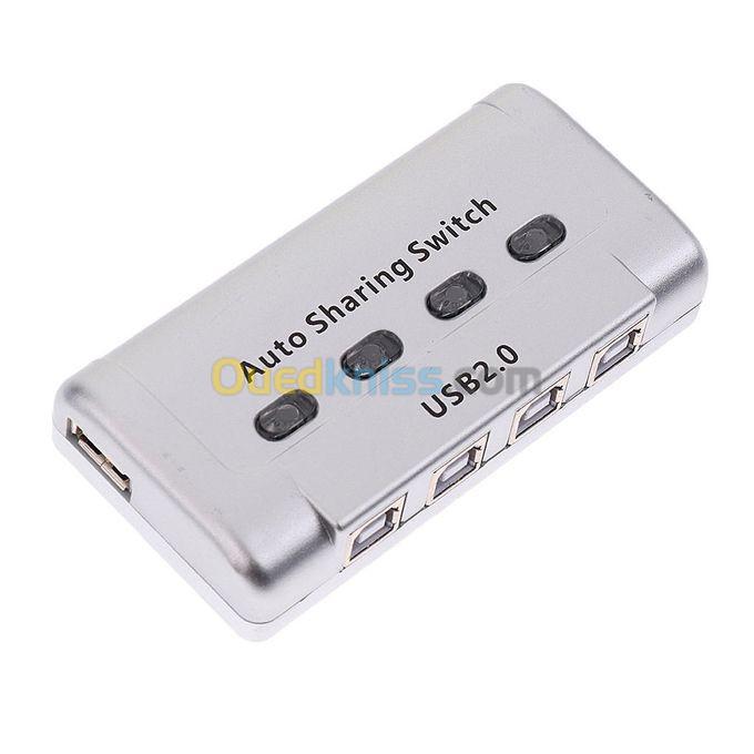 swith/commutateur HUB USB2.0 à 4 ports pour une imprimante