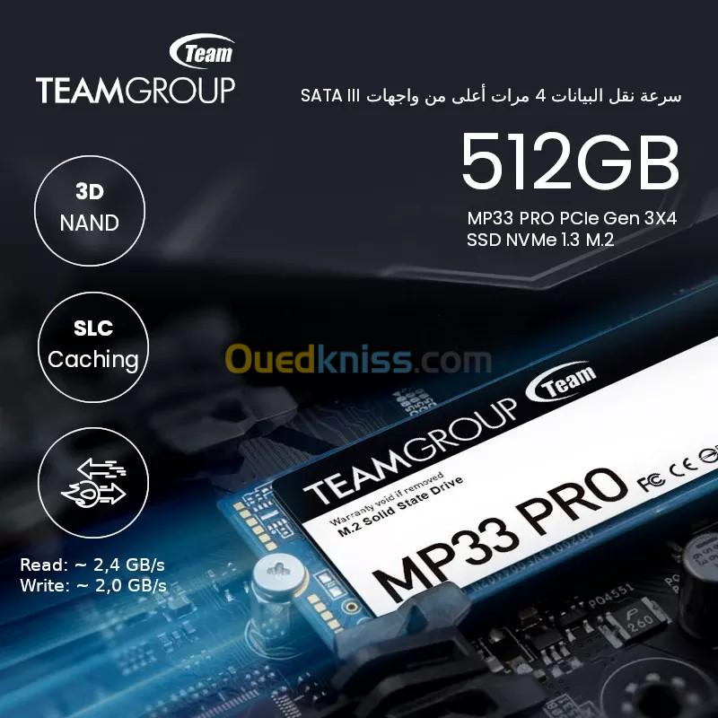 Disque Dur Interne SSD M.2 TeamGroup MP33 / 256 Go