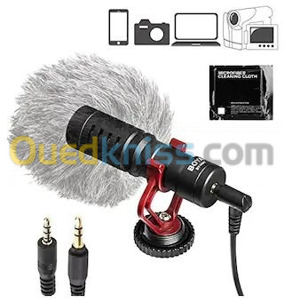 BOYA BY-MM1 Microphone à condensateur compact Sur Caméra Vidéo Vlogging Microphone Enregistrement