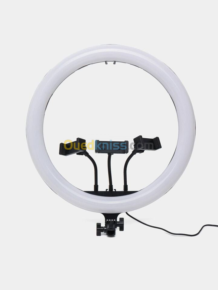 Anneau lumineux Led RGB Ring Light 15" MJ38 support 3 téléphones avec télécommande