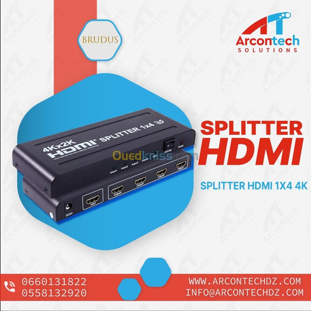 SPLITTER HDMI BRUDUS 1X4 1X2