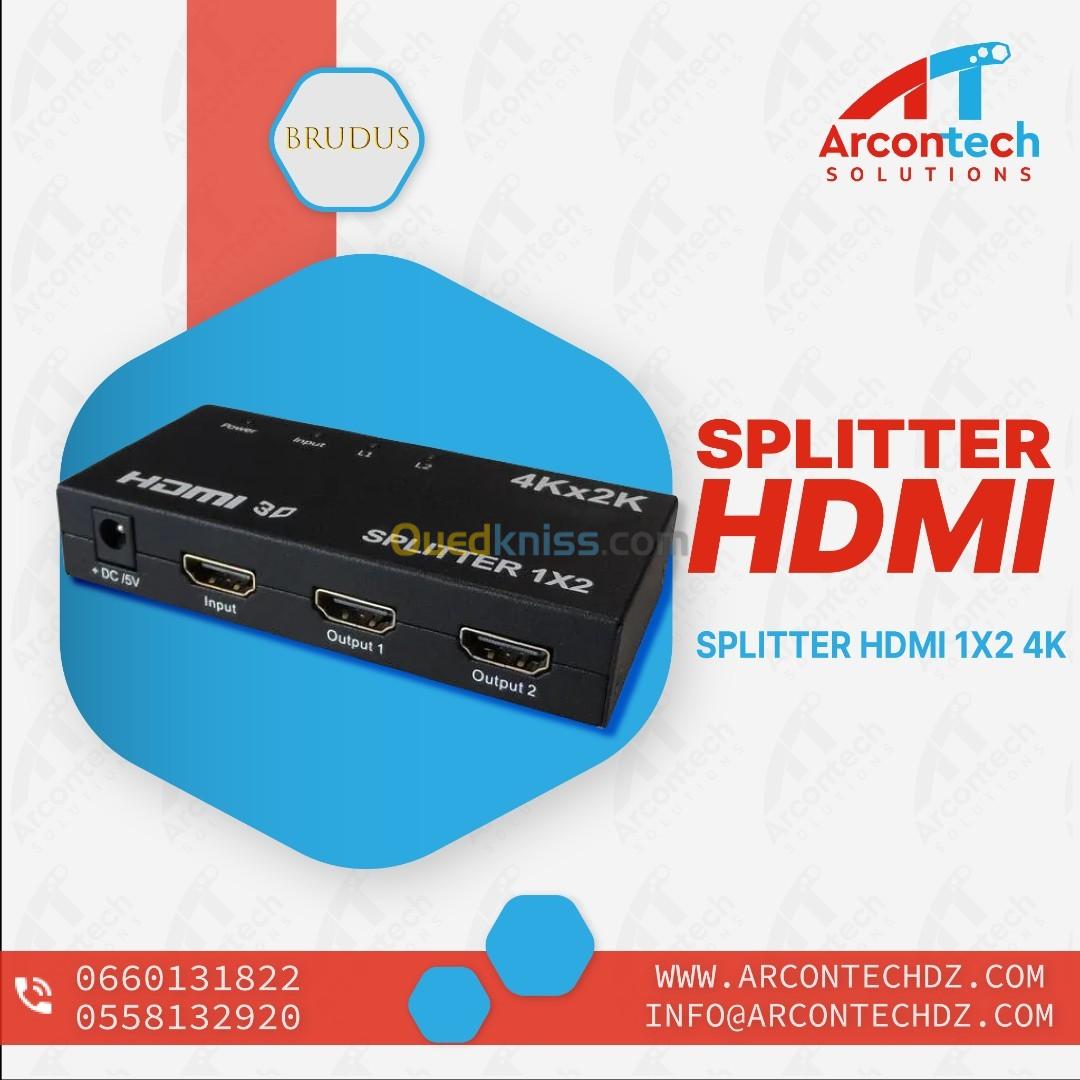 SPLITTER HDMI BRUDUS 1X4 1X2