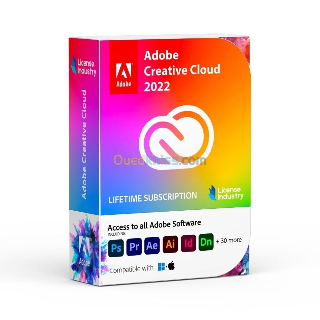 Adobe Creative Cloud 2022 - Full Version Licence à vie For Windows/Mac