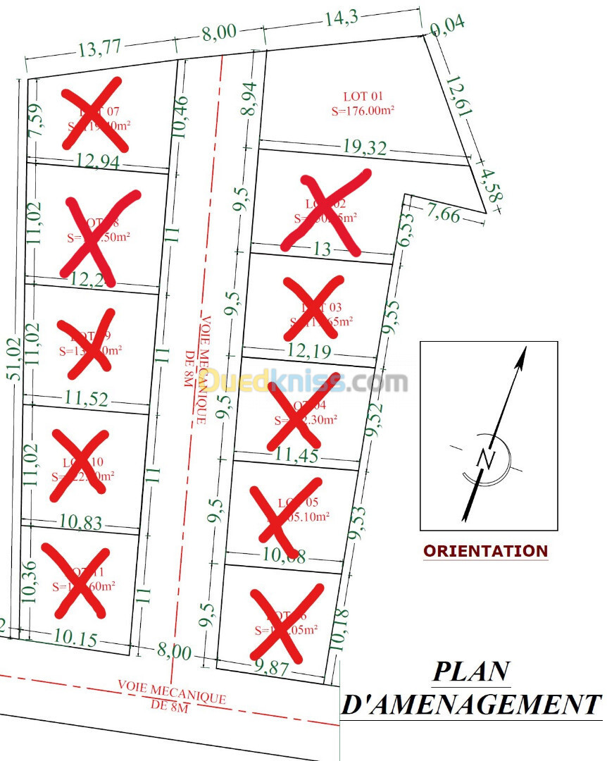 Vente Terrain Tlemcen Chetouane