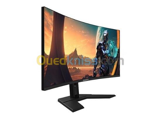 ECRAN GIGABYTE GS34WQC GAMING WQHD 1MS 120HZ CURVED 34"