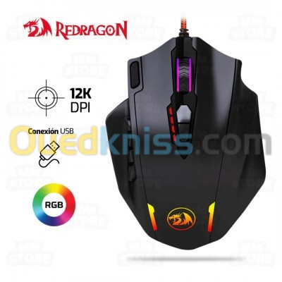 SOURIS REDRAGON IMPACT M908 RGB GAMING