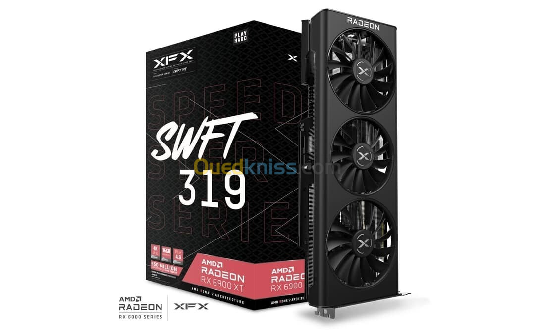 CARTE GRAPHIQUE XFX SWFT 319 RADEON RX 6900 XT 16GO