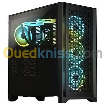 BOITIER CORSAIR 4000D AIRFLOW TEMPERED GLASS BLACK