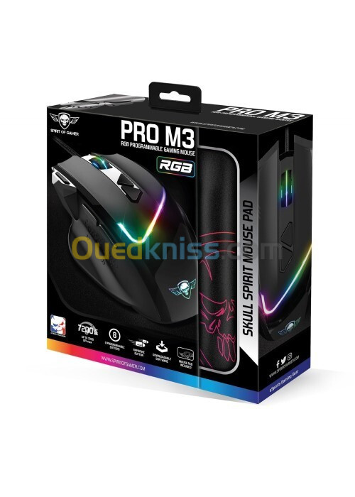 SOURIS SPIRIT OF GAMER PRO M3 RGB 