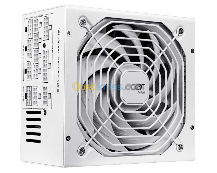 ALIMENTATION ACER 1000W AC1000 80PLUS BRONZE FULL MODULAIRE WHITE