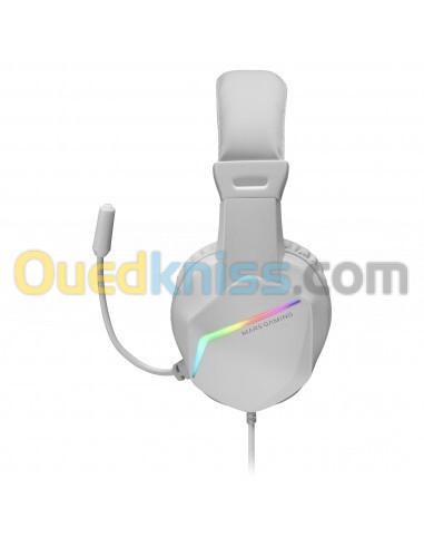 CASQUE MARS GAMING MH122 FRGB WHITE