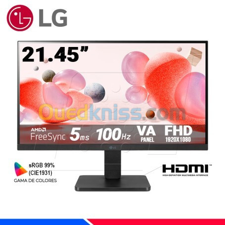 ECRAN LG 22MR410-B FULL HD 100HZ VA 22"