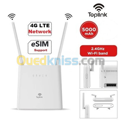 MODEM 4G LTE TOPLINK CPE PRO3 450Mbps HW715s 5000mah