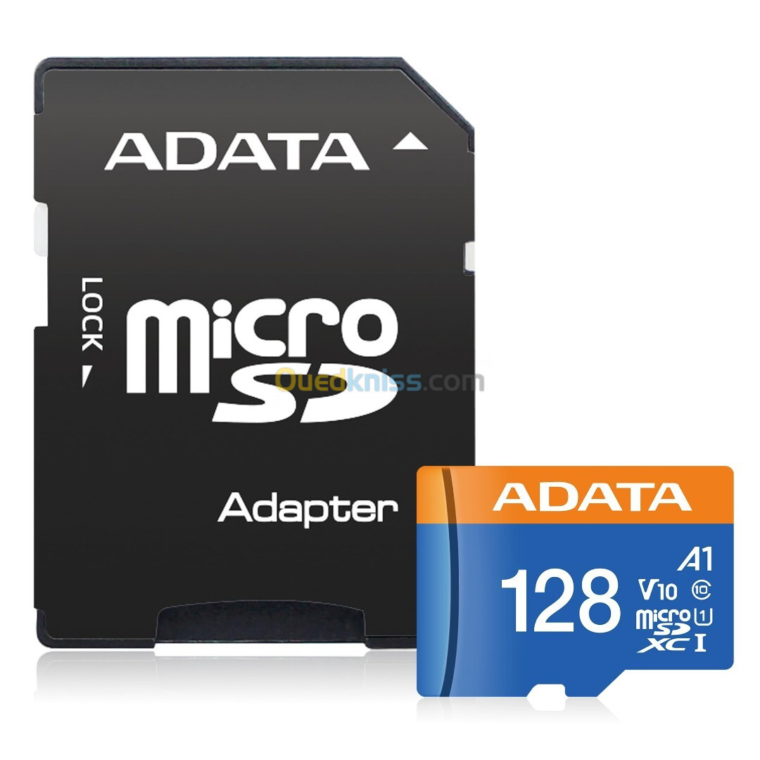 CARTE MEMOIRE ADATA MICRO SDXC 128GO UHS-I CLASS 10 100MBS