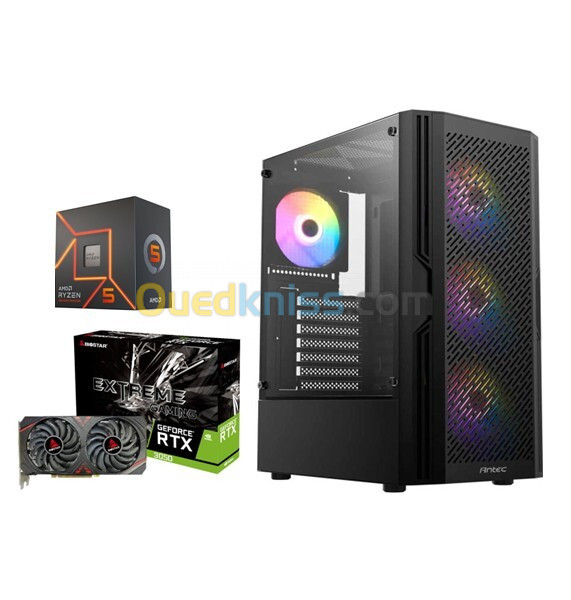 PC GAMING / RYZEN 5 7500F - RAM 16GO DDR5 - SSD 512GO - RTX 3050 6GO