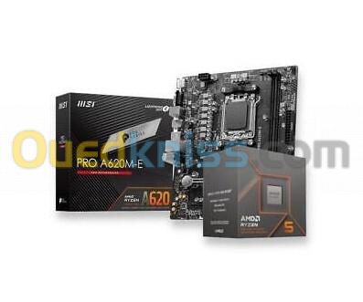 KIT UPGRADE RYZEN 5 8500G + CARTE MERE MSI PRO A620M E DDR5