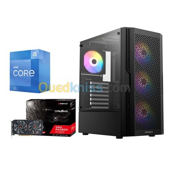 PC GAMING / I5 13400F - RAM 16GO - SSD 512GO - BIOSTAR RX 6600 8GO