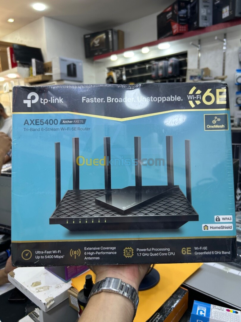 Routeur TP-Link Archer AXE75 Wi-Fi 6E Tri-Bande