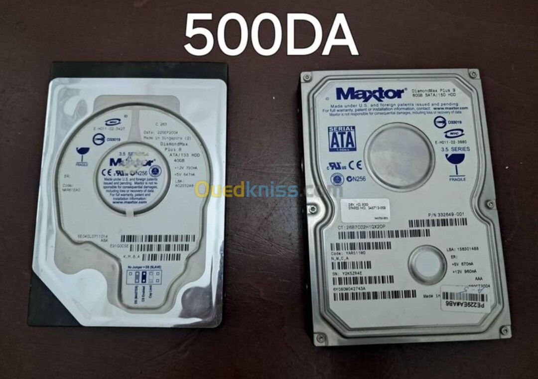 2 disk hdd 40gb/80gb