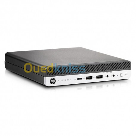 HP EliteDesk 800 G3 I5 7500T 7th  8GB 256GB SSD FHD Avec clé Wi-Fi 6 ax1800