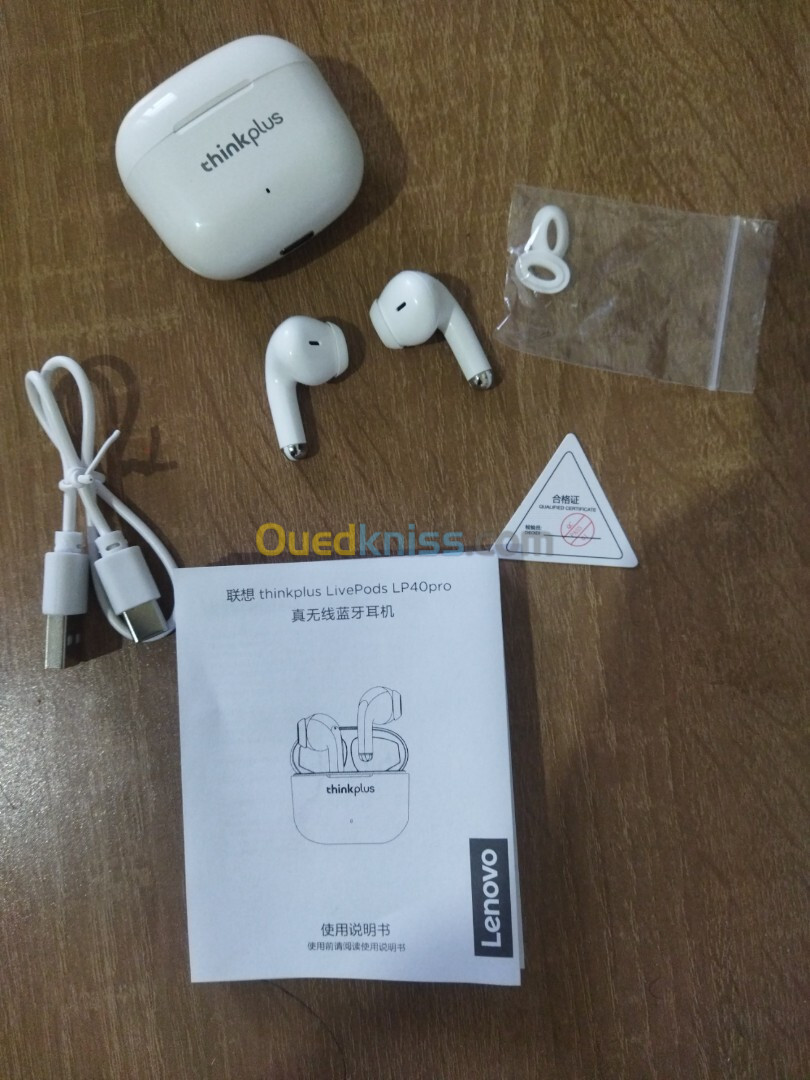 AIRPODS Lenovo Thinkplus Livepods Lp 40 Pro (PRIX CHOC ! ! )